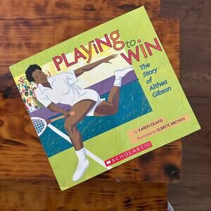 Scholastic Playing To Win The Story Of Aletha Gibson Tennis Paperback Book